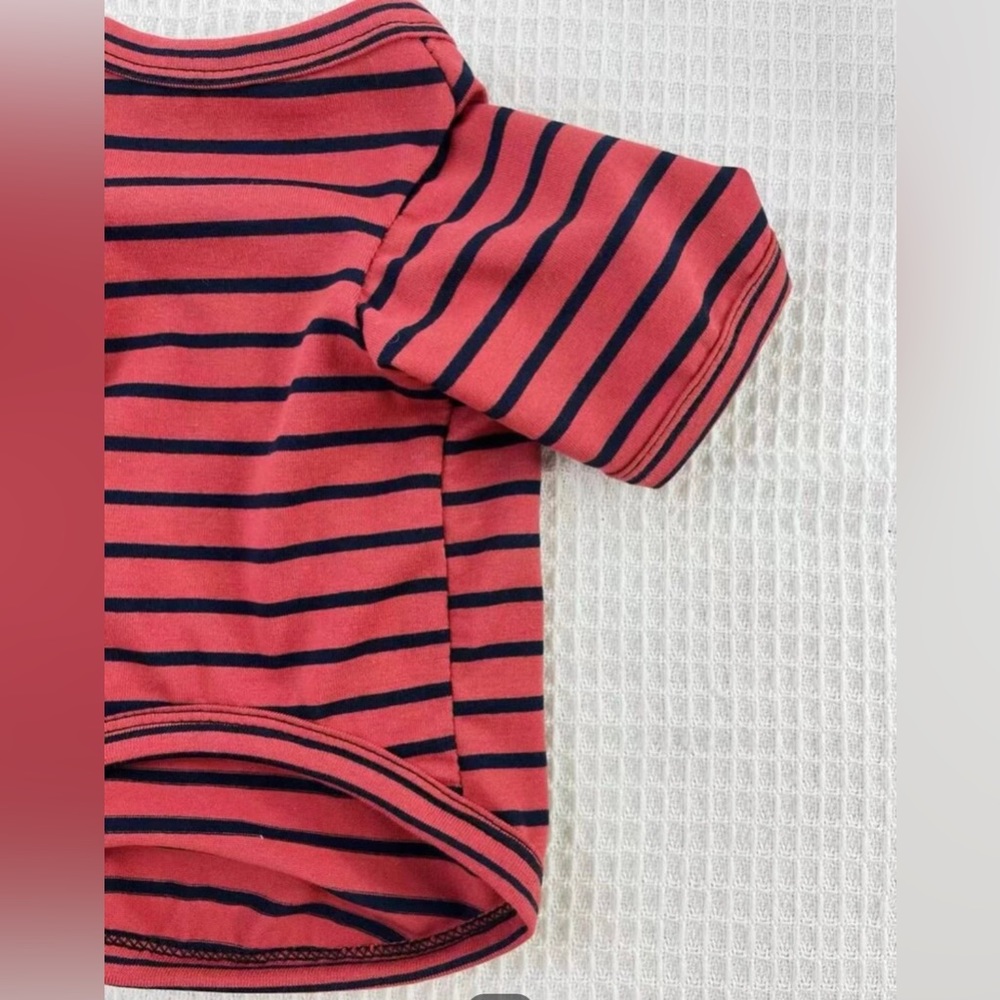 Striped Pattern Dog Tee - Picture 3 of 6